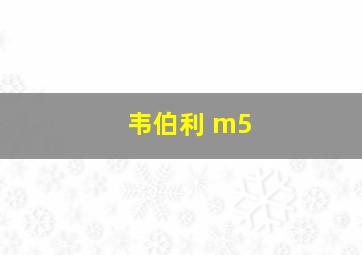 韦伯利 m5